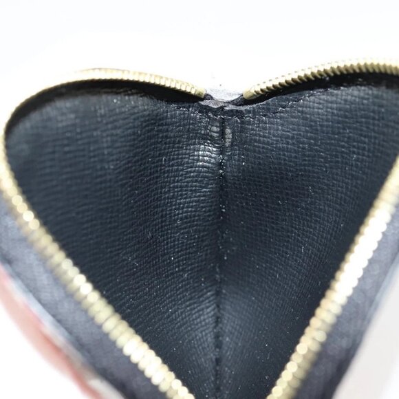 LOUIS VUITTON Monogram Crafty Round Coin Purse Red - Picture 14 of 15